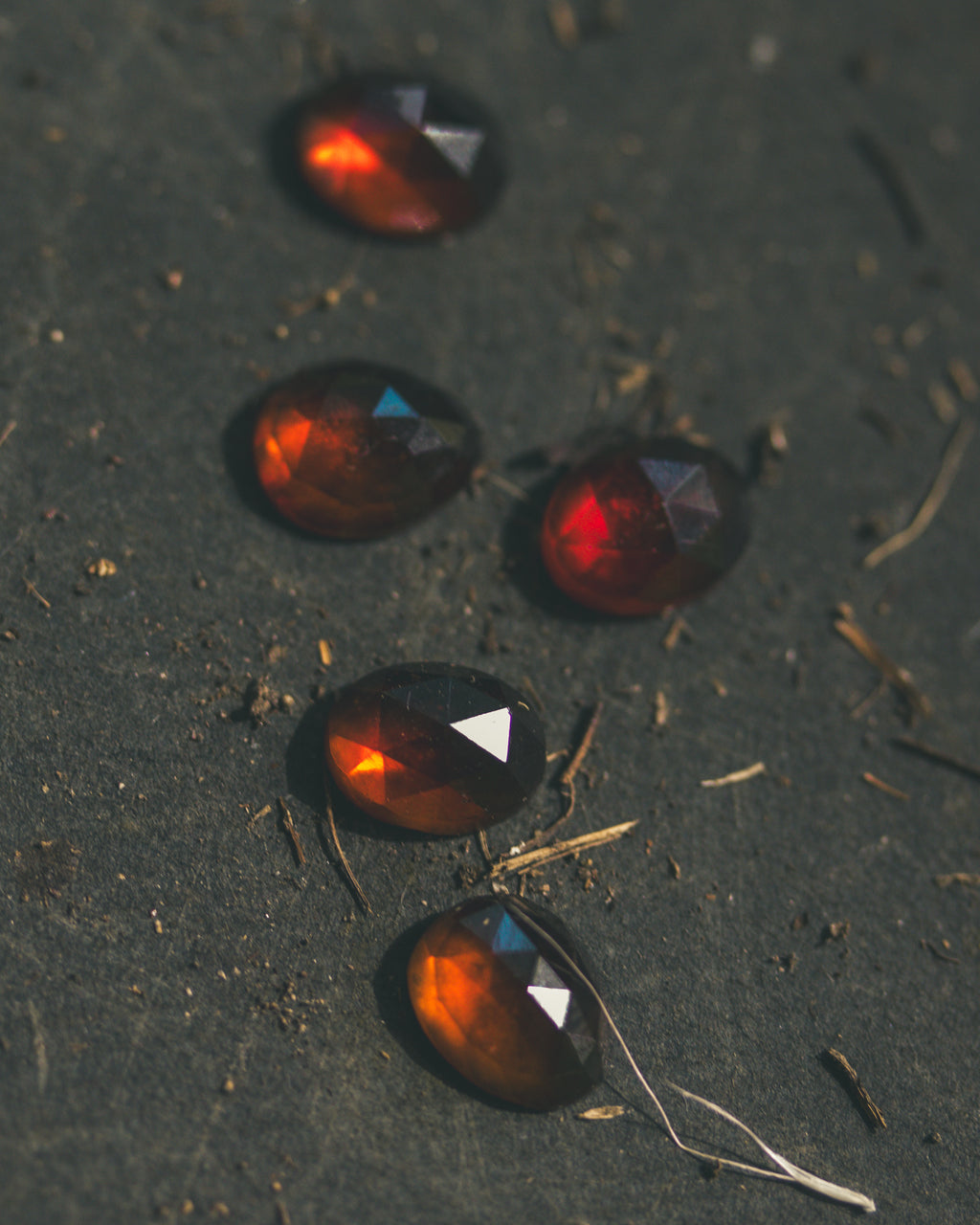 Wolf Claw Pendant with Hessonite Garnet: Symbol of Guardianship and Spiritual Transformation - MADE TO ORDER