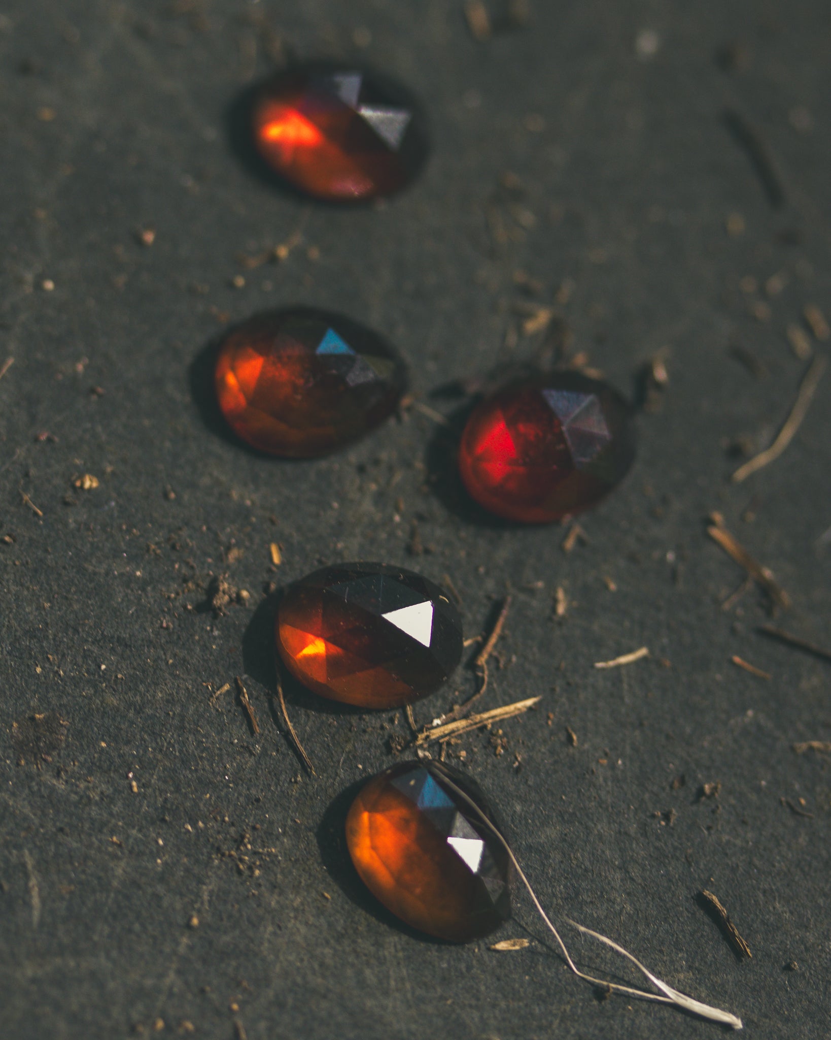 Wolf Claw Pendant with Hessonite Garnet: Symbol of Guardianship and Spiritual Transformation - MADE TO ORDER