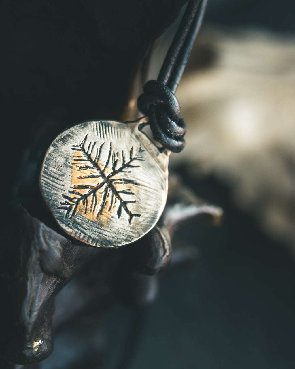 Jelica Coin Pendant — An Evergreen Vow