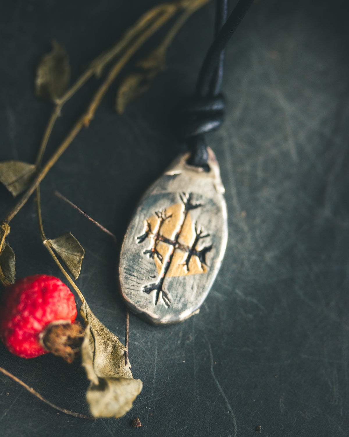 Križ Pendant — Slavic Cross Talisman
