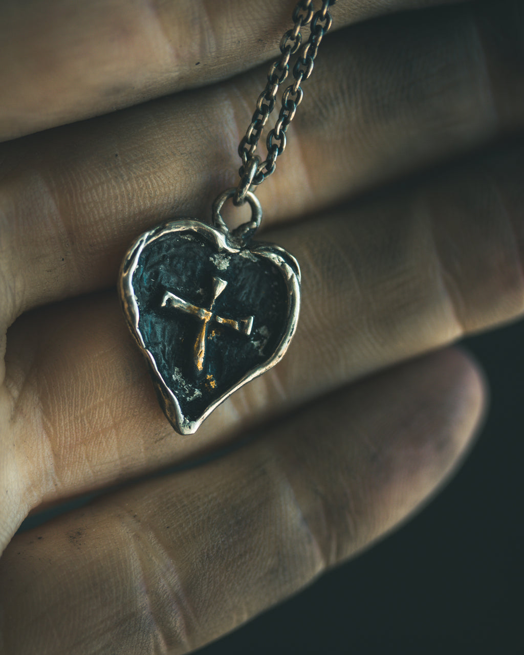 Marked Heart Pendant