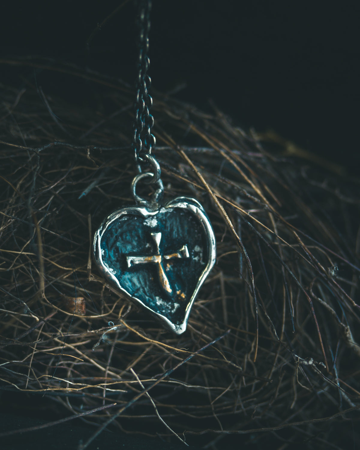 Marked Heart Pendant