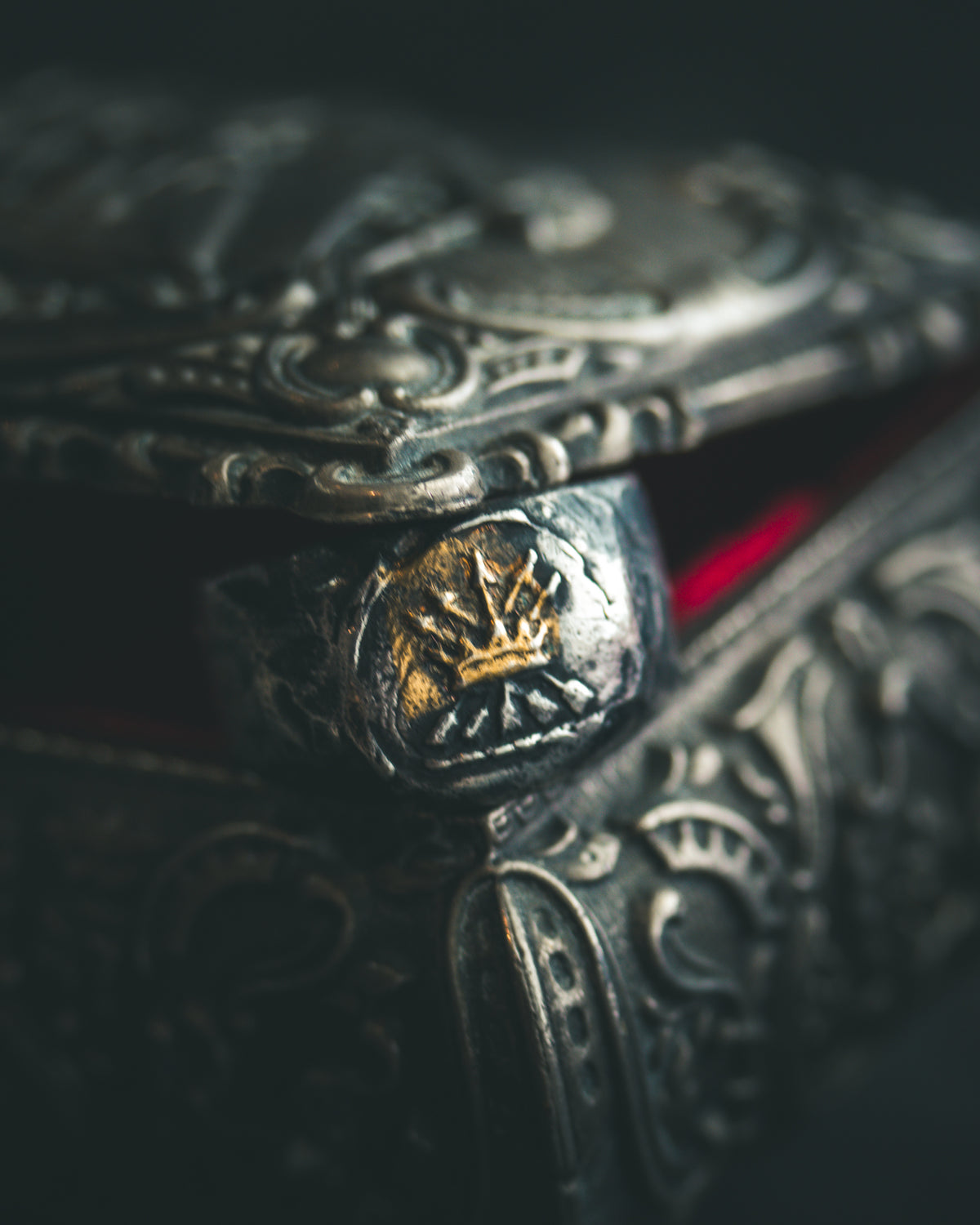 Crown & Arrows Signet Ring