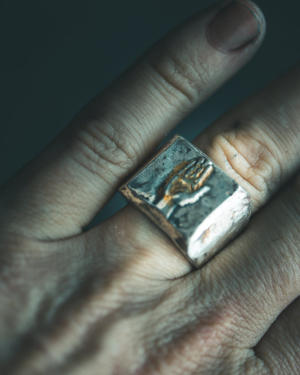 Hand of Protection Signet Ring: A Symbol of Strength and Guidance