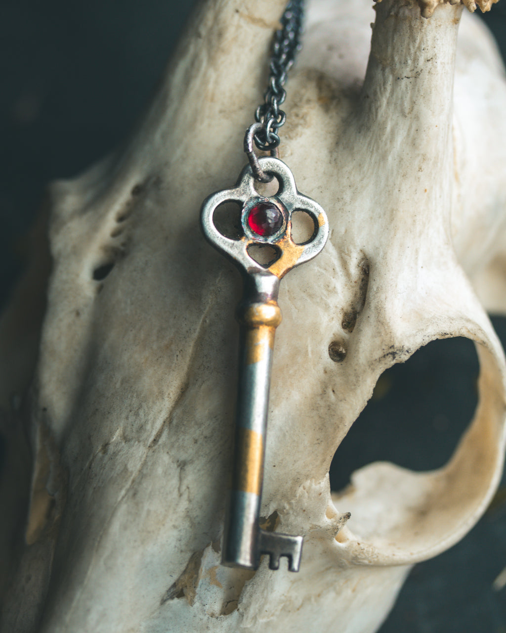 Hekate's Key Pendant with Moonstone: Embrace Intuition and Enlightenment