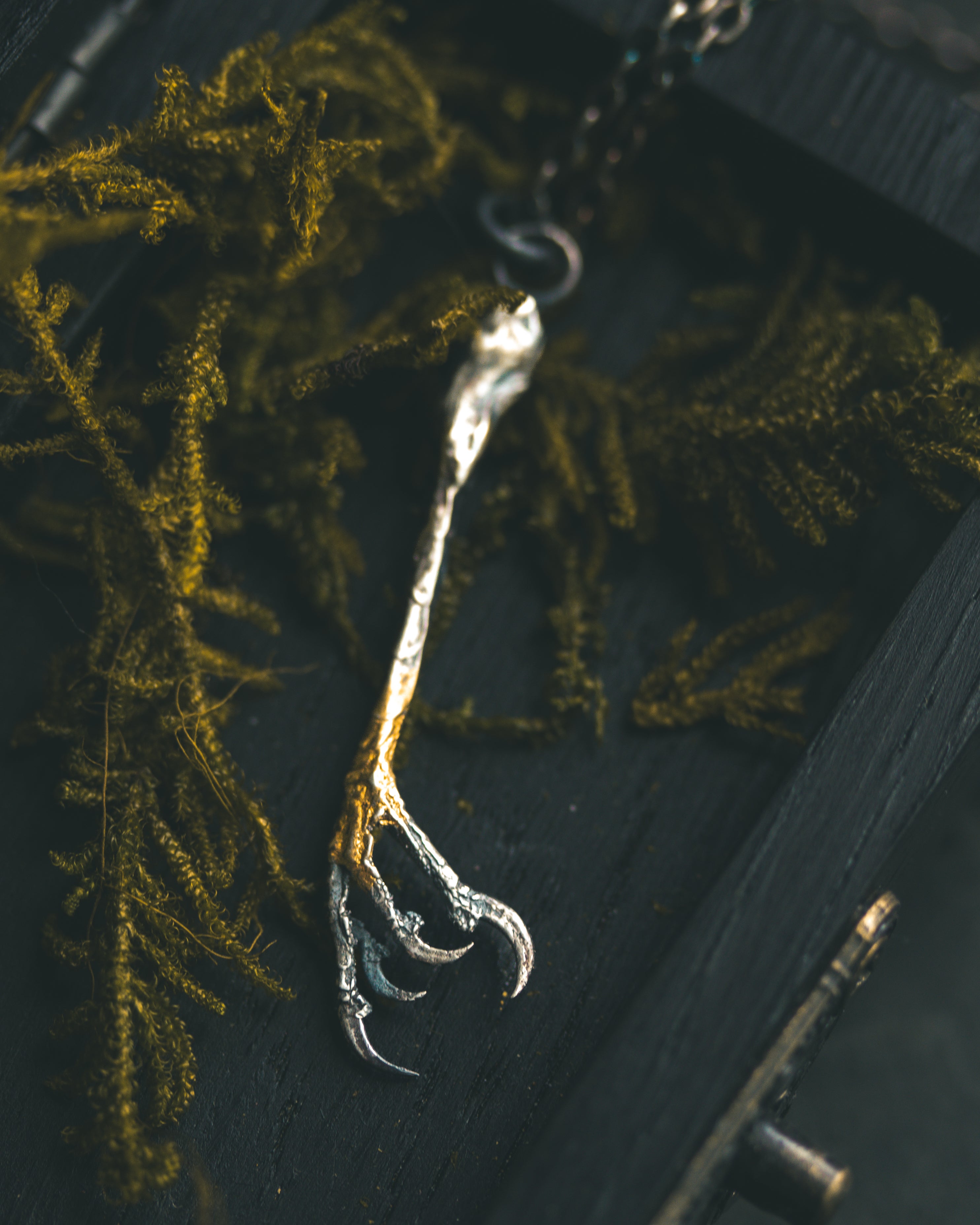 Yaga's Cabinet: Goldfinch Divination Pendant | Sterling Silver | Ethically Found