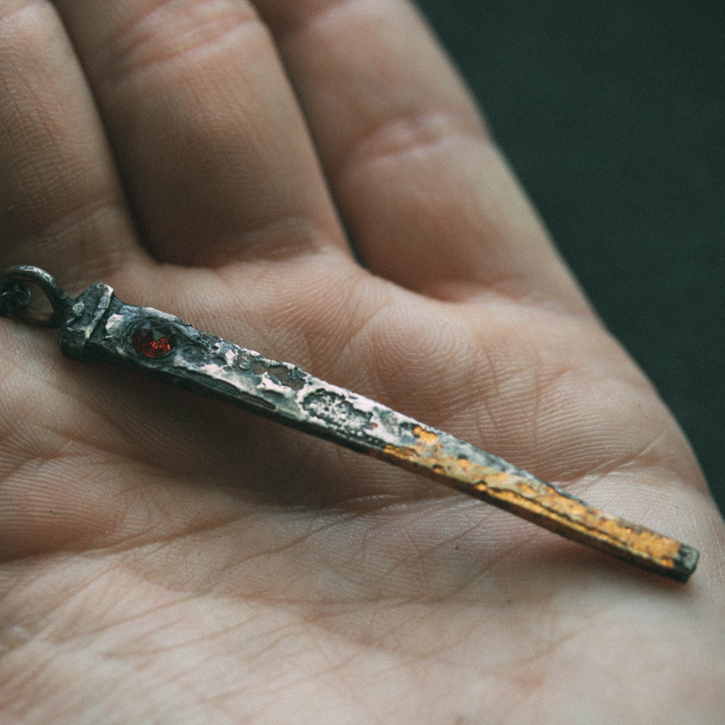 Coffin Nail Almandine Garnet - Machinations