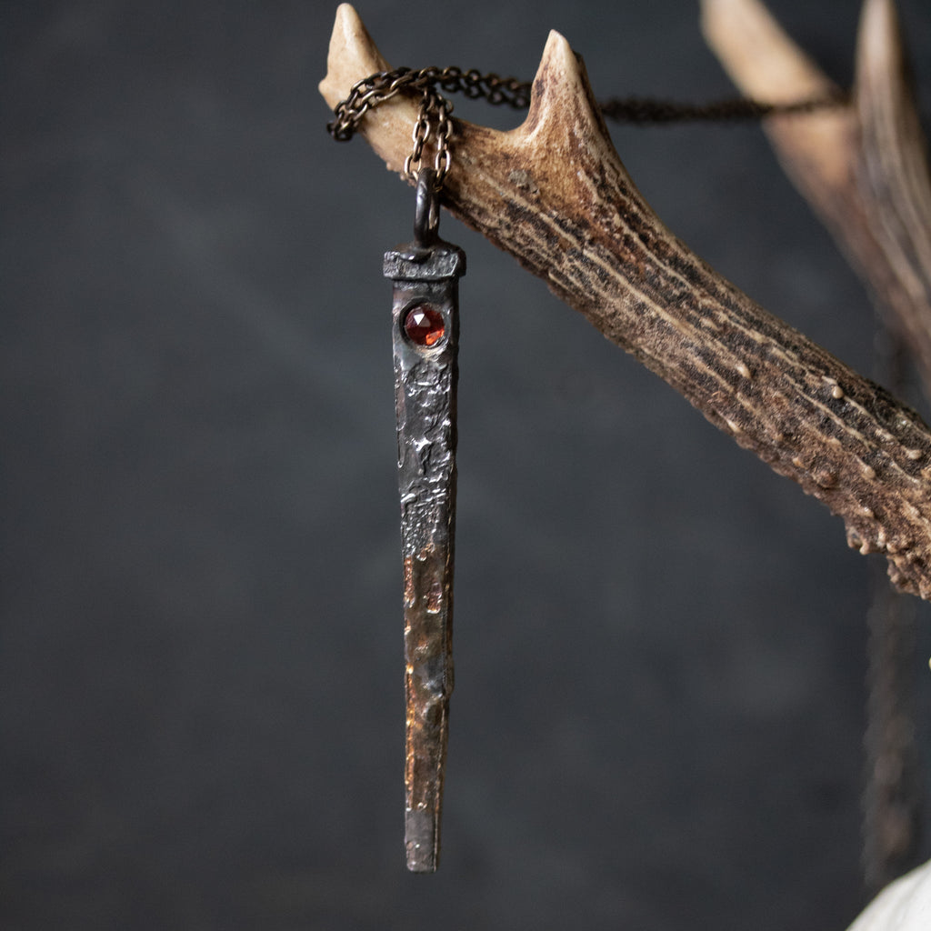 Coffin Nail Almandine Garnet - Machinations