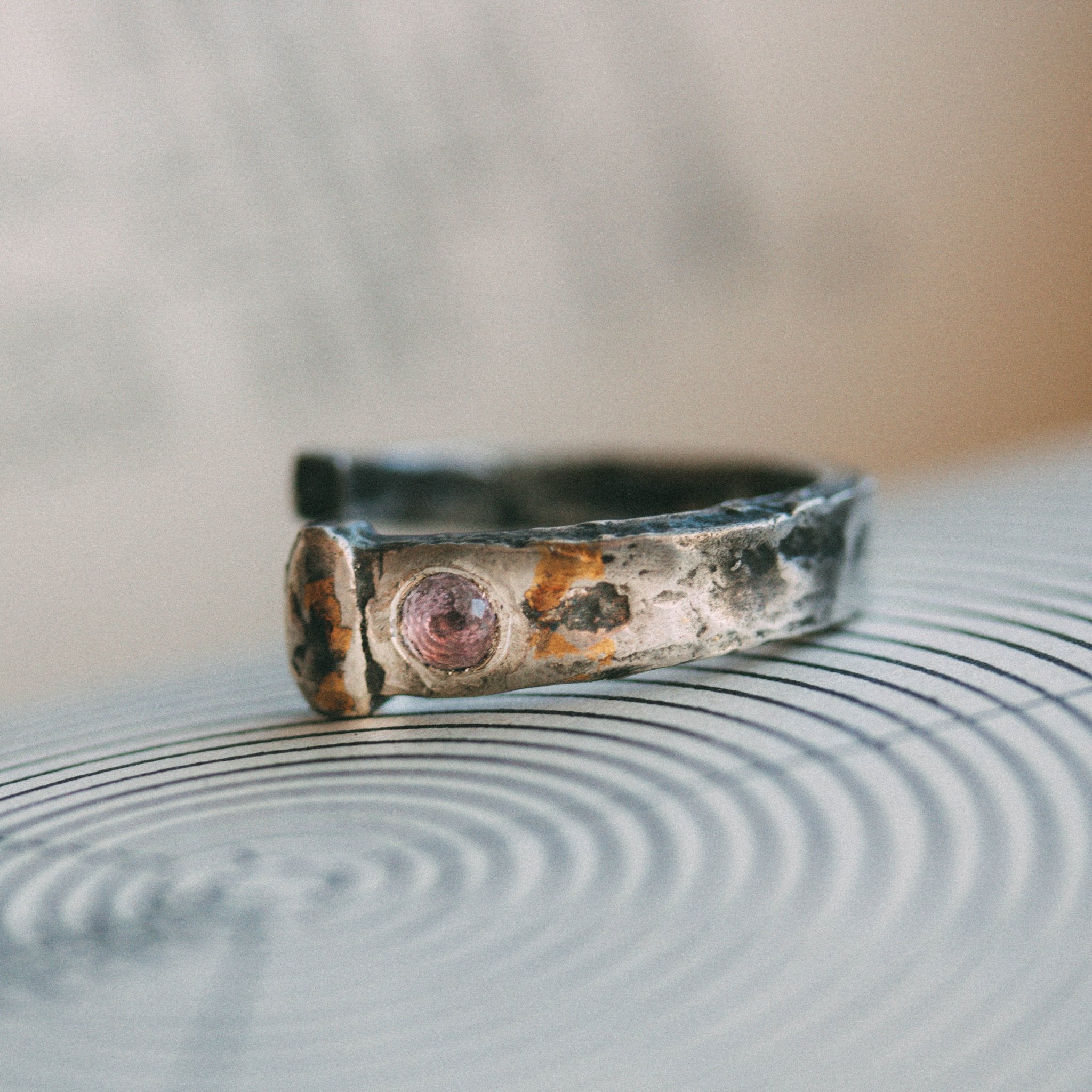 Coffin Nail Amethyst Ring - Machinations
