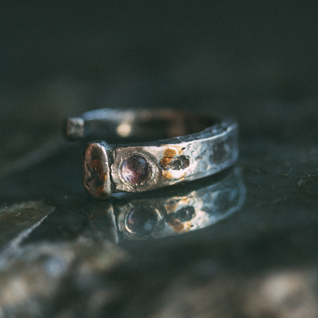 Coffin Nail Amethyst Ring - Machinations