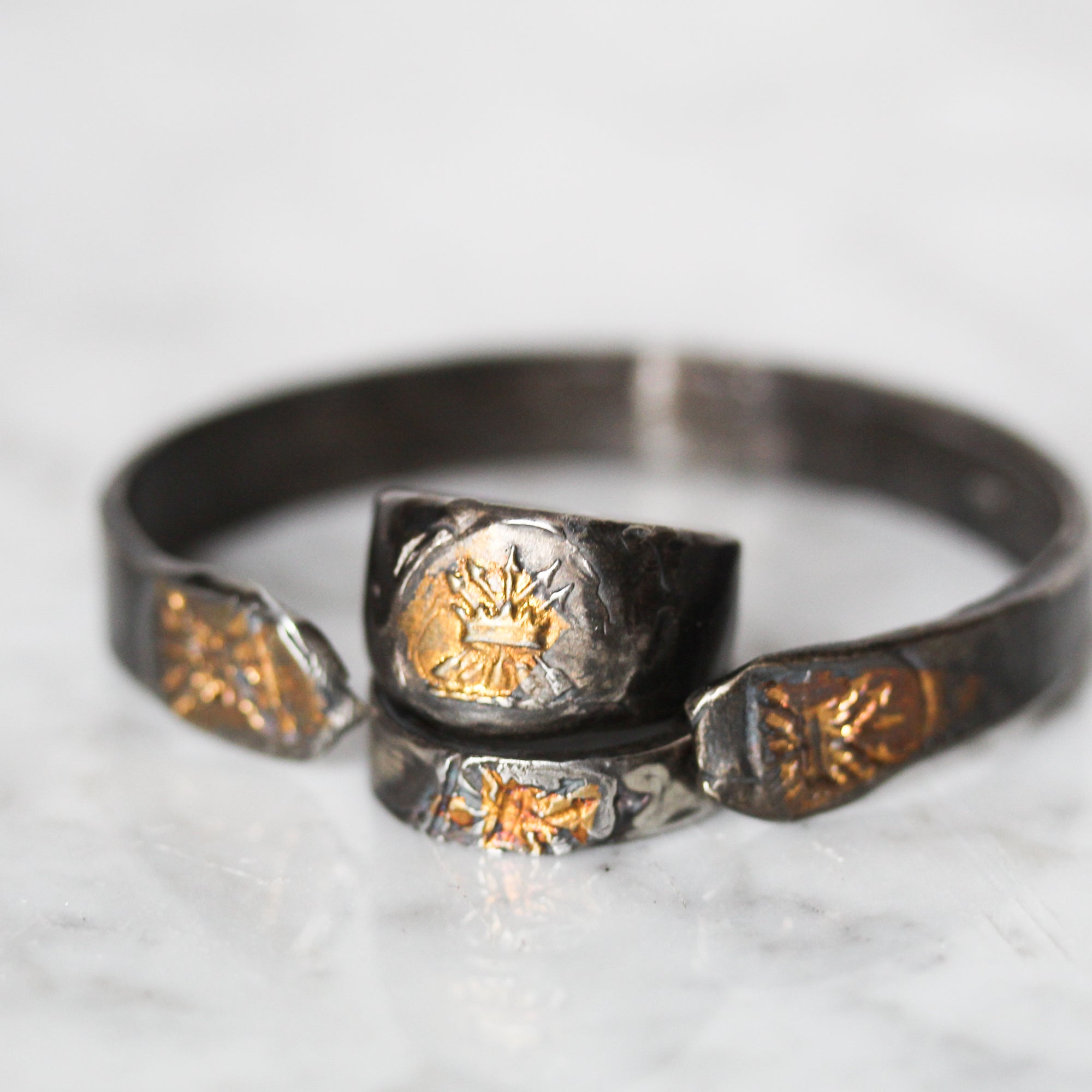 Crown and Arrows Cuff - Machinations