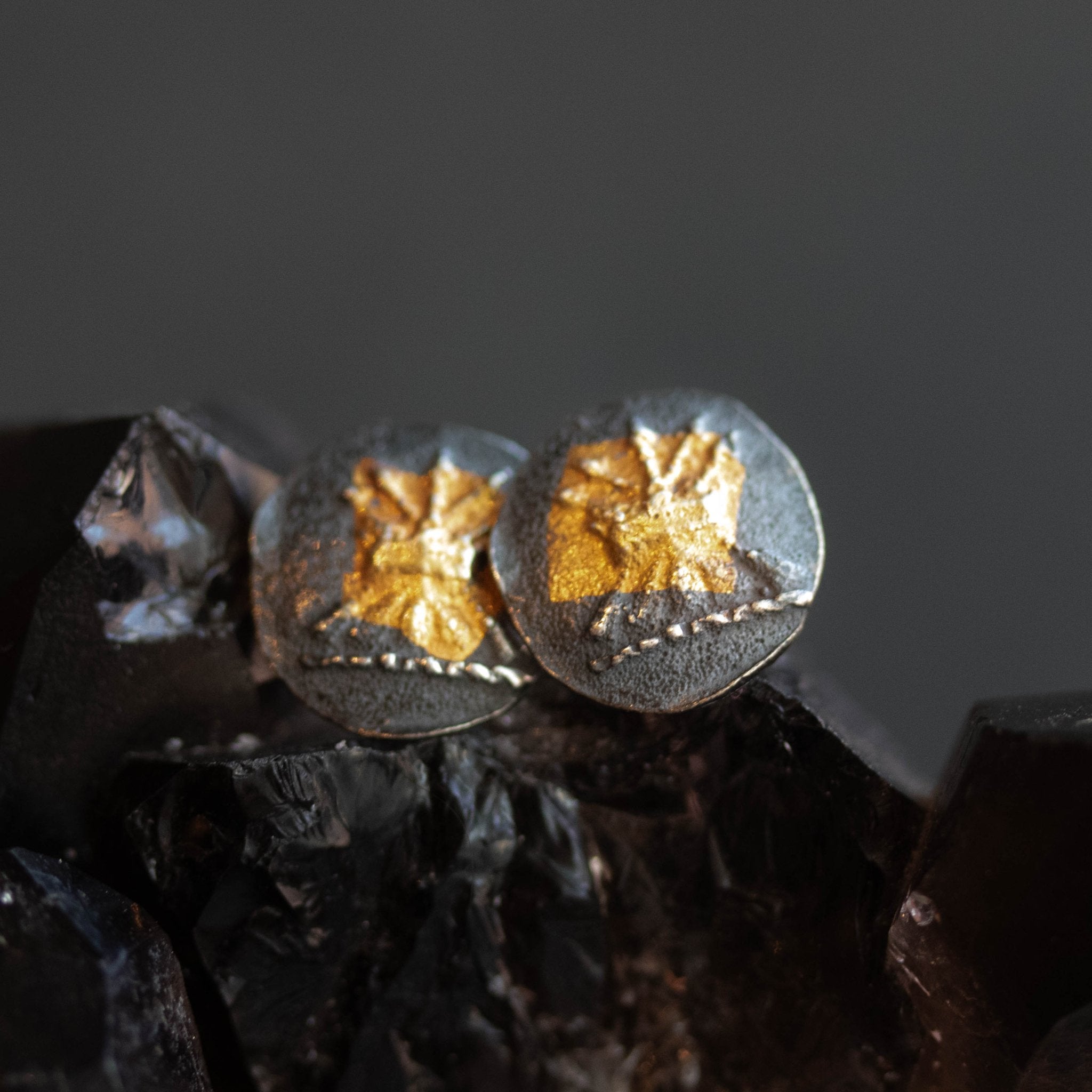 Crown and Arrows Studs - Machinations