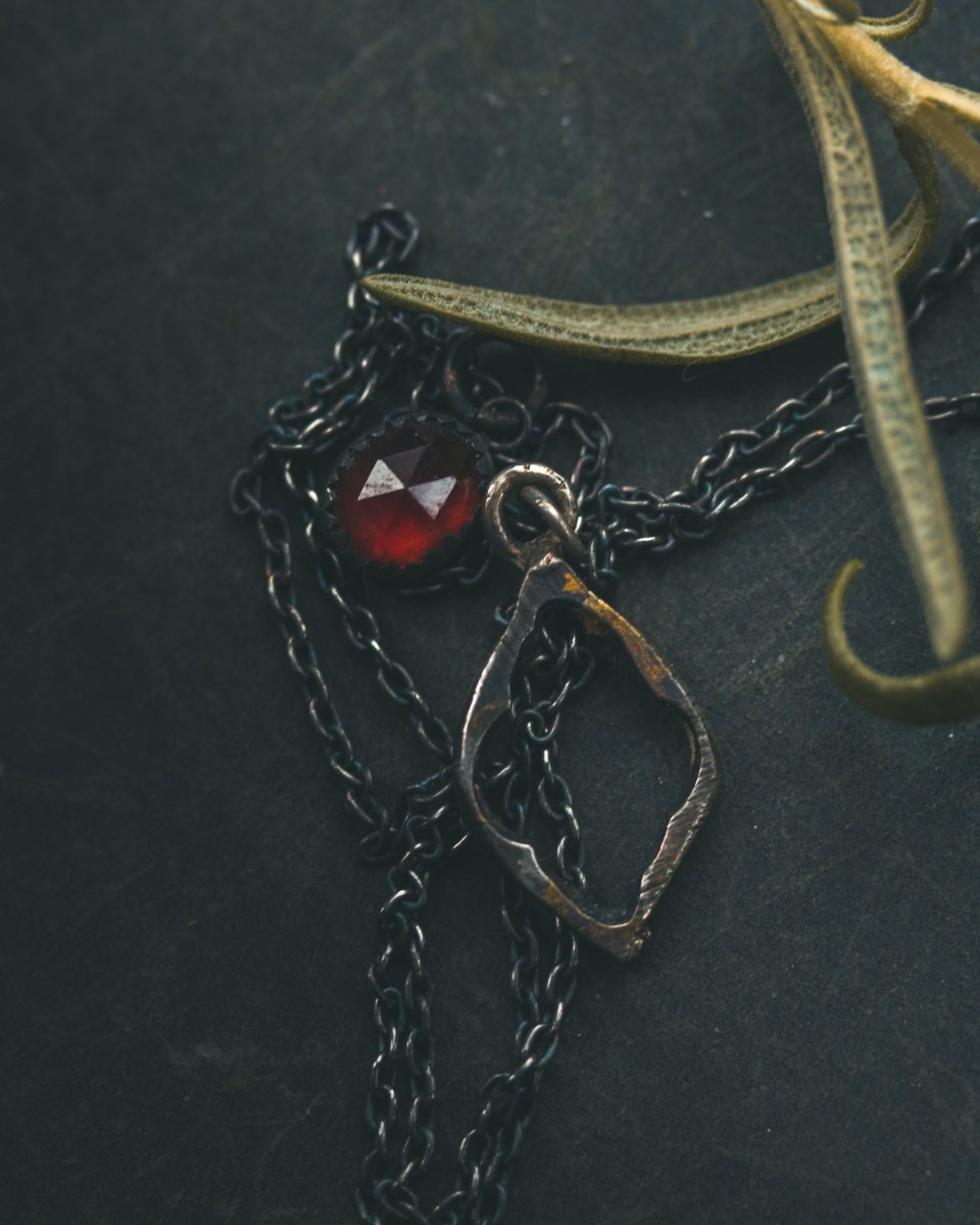 Divine Ruin Collection - Cathedral Fragment Pendant | Sterling Silver & 23.5K Gold | Hand - Carved Relic of Memory, Mystery & Sacred Decay - Machinations