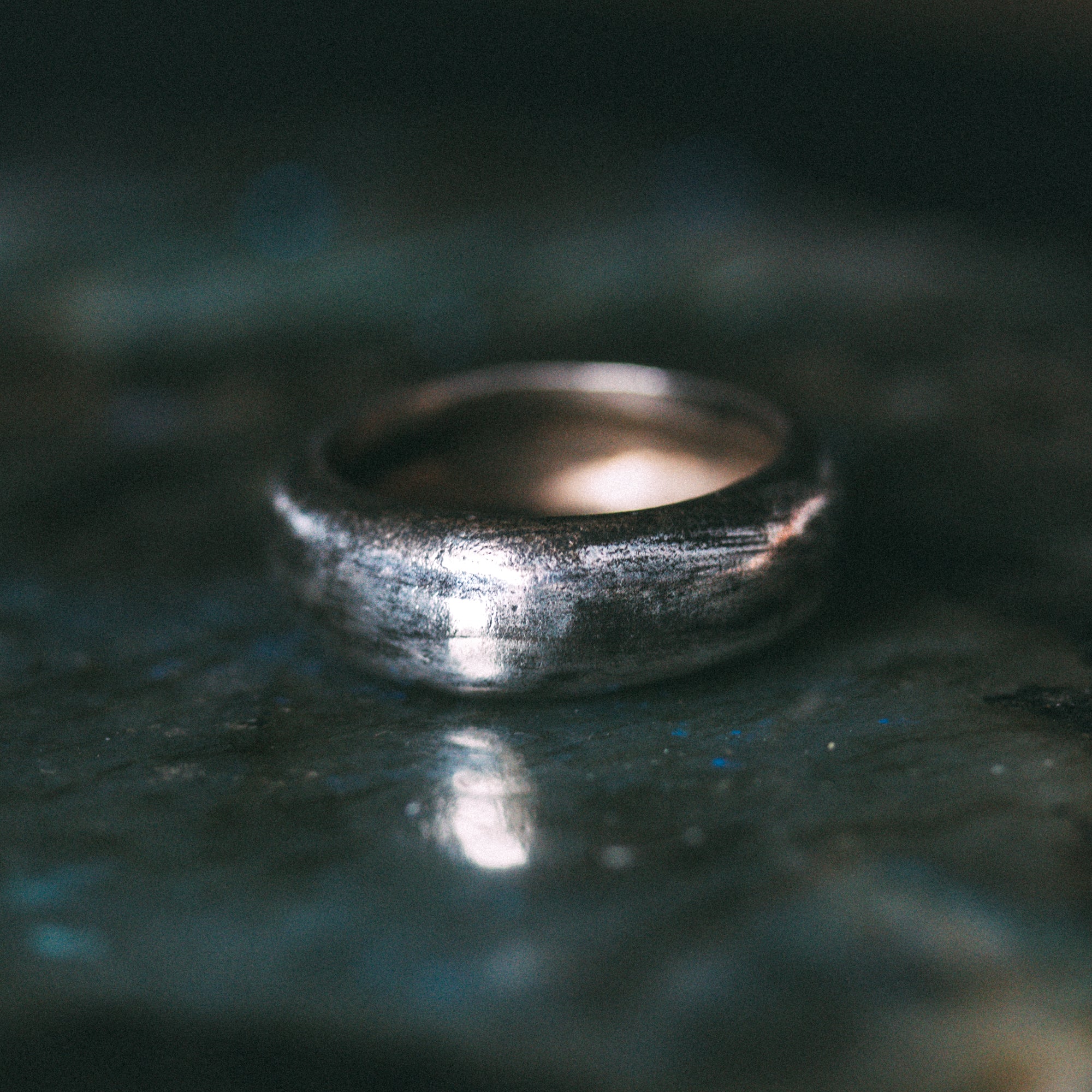 Dome Band Medium Silver Ring - Machinations