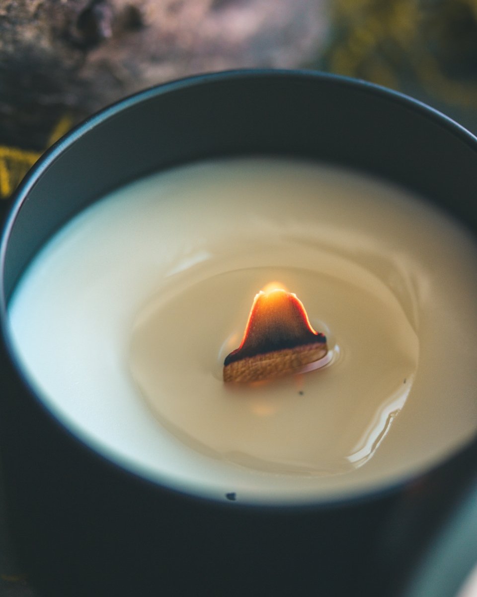 Erebos Flame: Cuban Tobacco & Black Pepper Ritual Massage Candle – Ignite Passion & Power" - Machinations