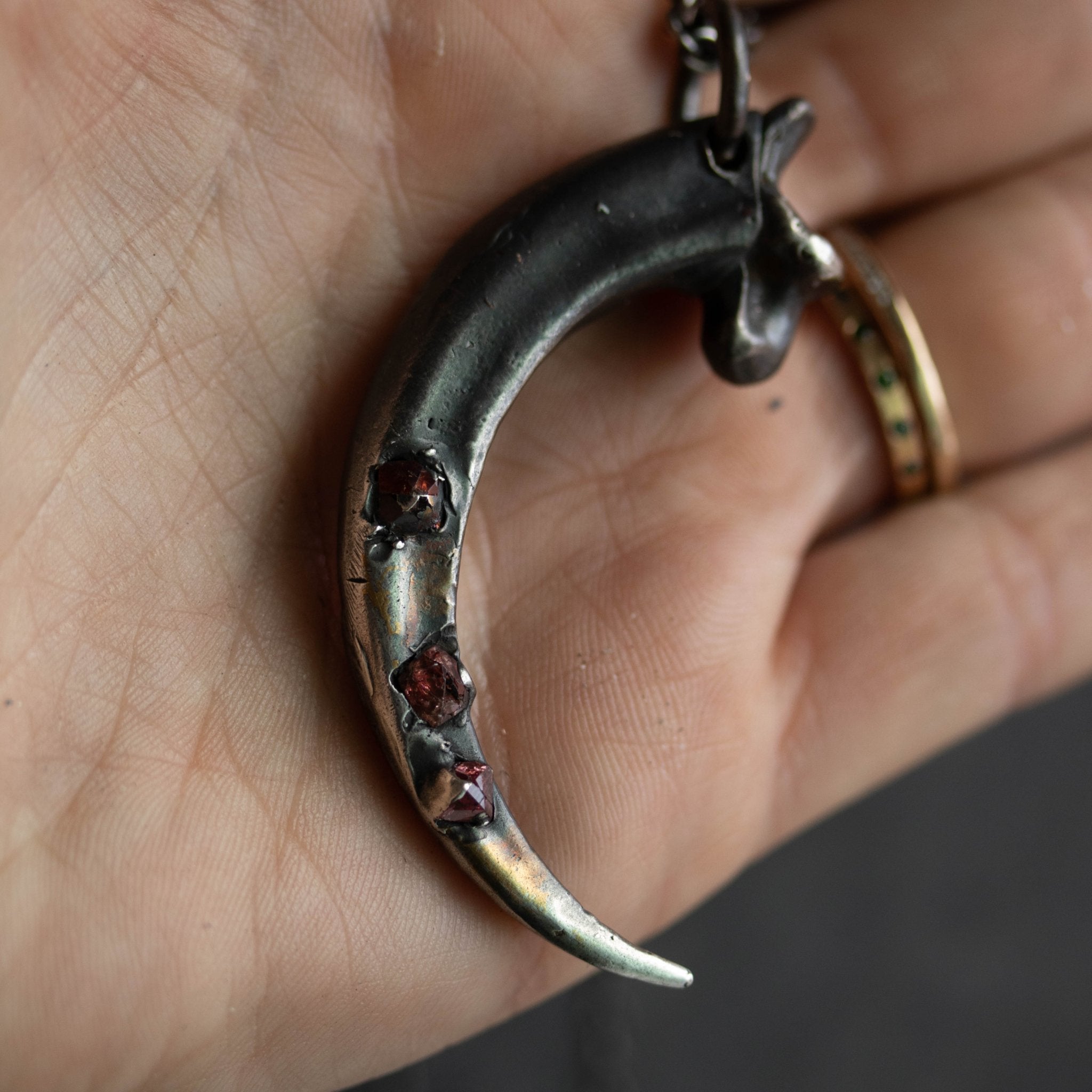 Golden Eagle Talon With Garnet MOLTEN EDITION - Machinations