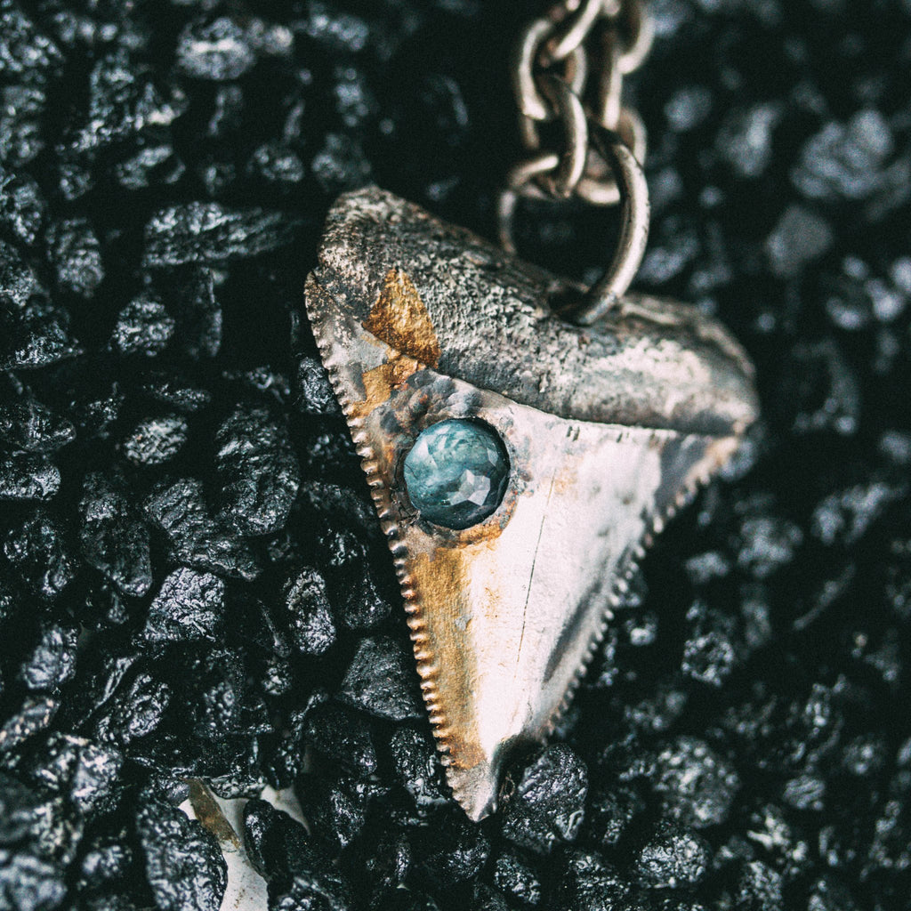 Great White Shark With Santa Maria Rose Cut - Machinations