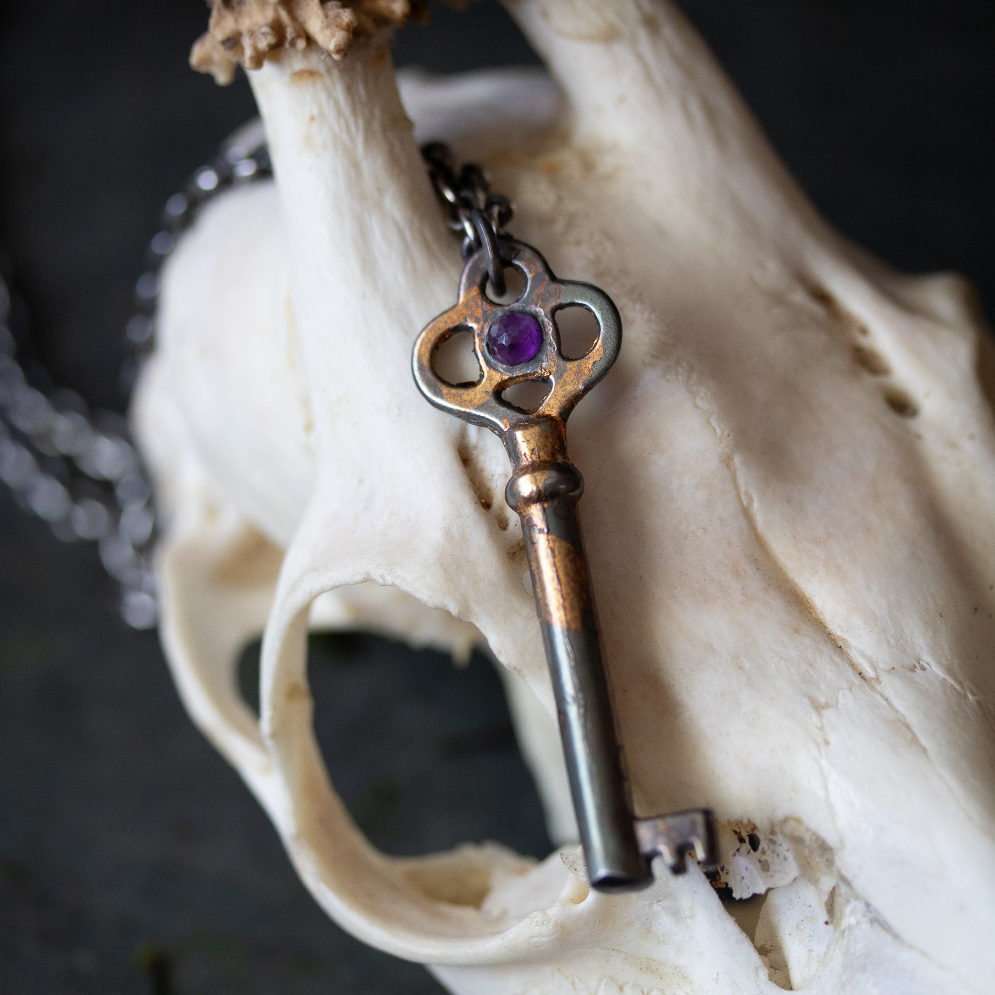 Hekate's key Amethyst (African) Rose Cut - Machinations