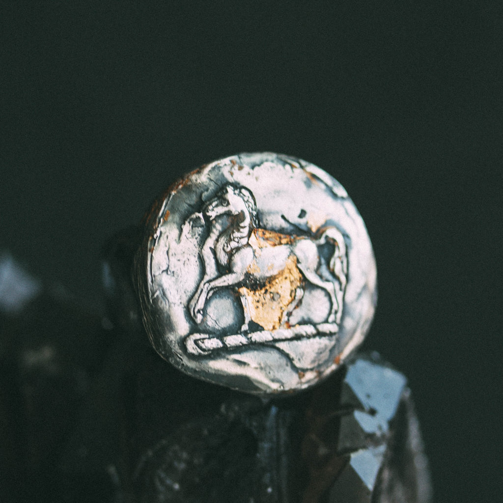 Horse Round Signet Ring - Machinations