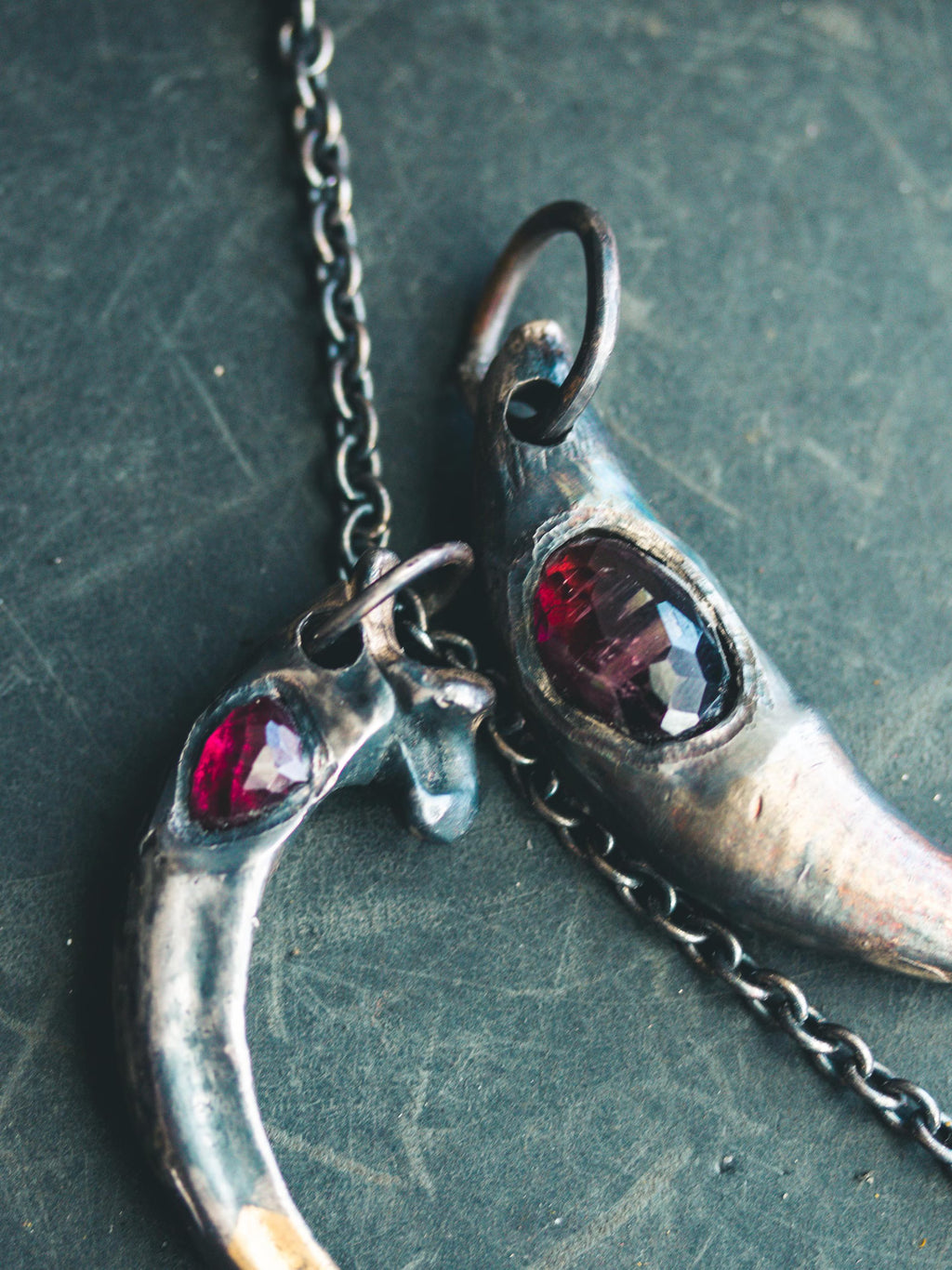 Custom Blackened Sterling Silver Chain 3.9 mm – Hand-Finished with Lobster Clasp 5x 14mm