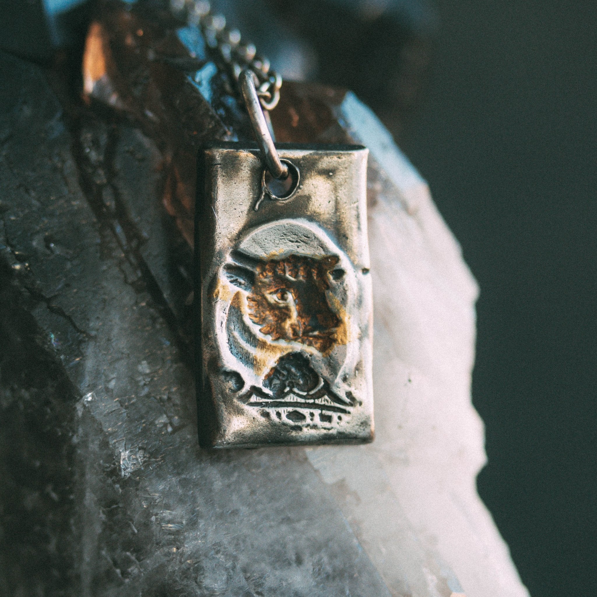 Illuminated Bull Tag Necklace - Machinations