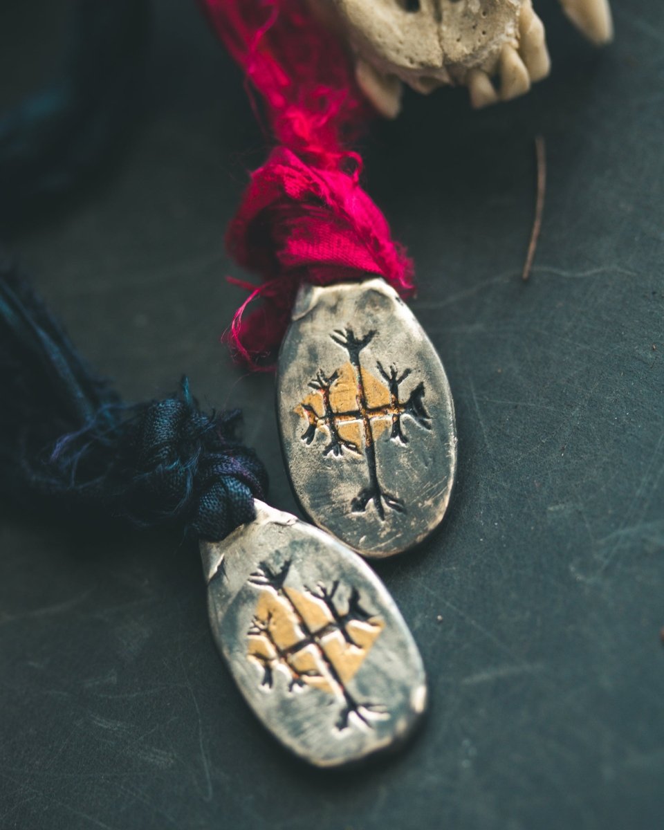 Križ Pendant — Slavic Cross Talisman - Machinations