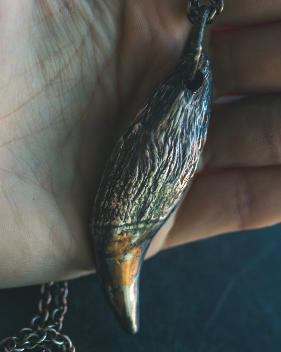 Large Black Bear Tooth Pendant: A Symbol of Strength and Wilderness - Machinations