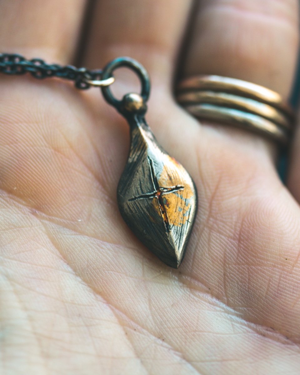 Limited Edition Knight’s Cross Amulet: Handcrafted in Sterling Silver with 23.5K Gold Accents - Machinations