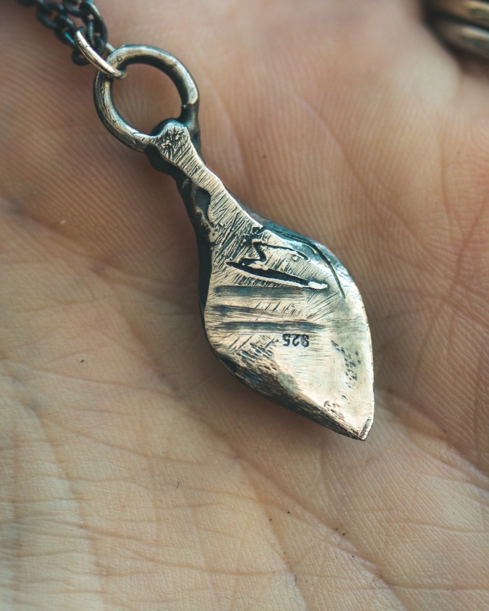 Limited Edition Knight’s Cross Amulet: Handcrafted in Sterling Silver with 23.5K Gold Accents - Machinations