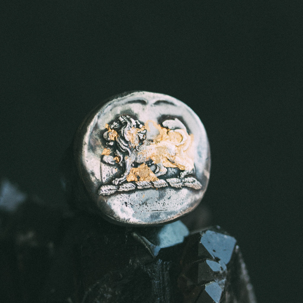 Lion Round Signet Ring - Machinations