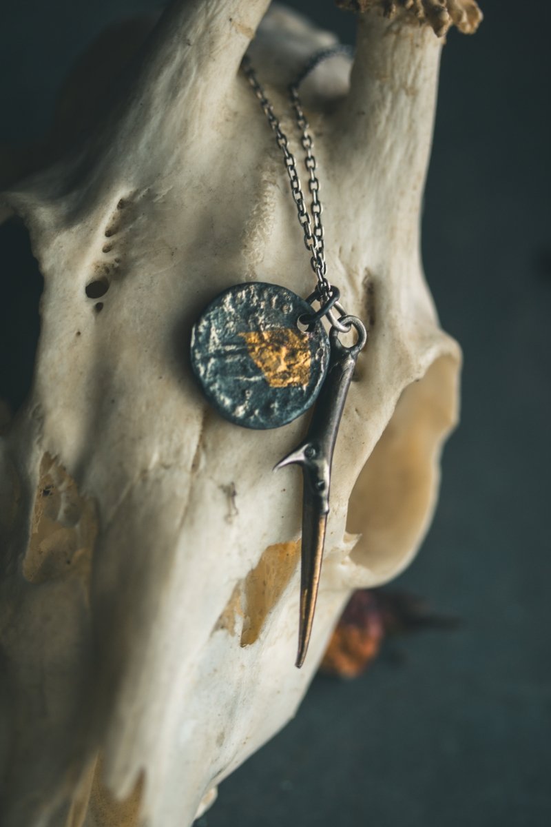 Numismatics : Imperial Leader Coin Pendant Symbol of Roman Authority and Legacy - Machinations