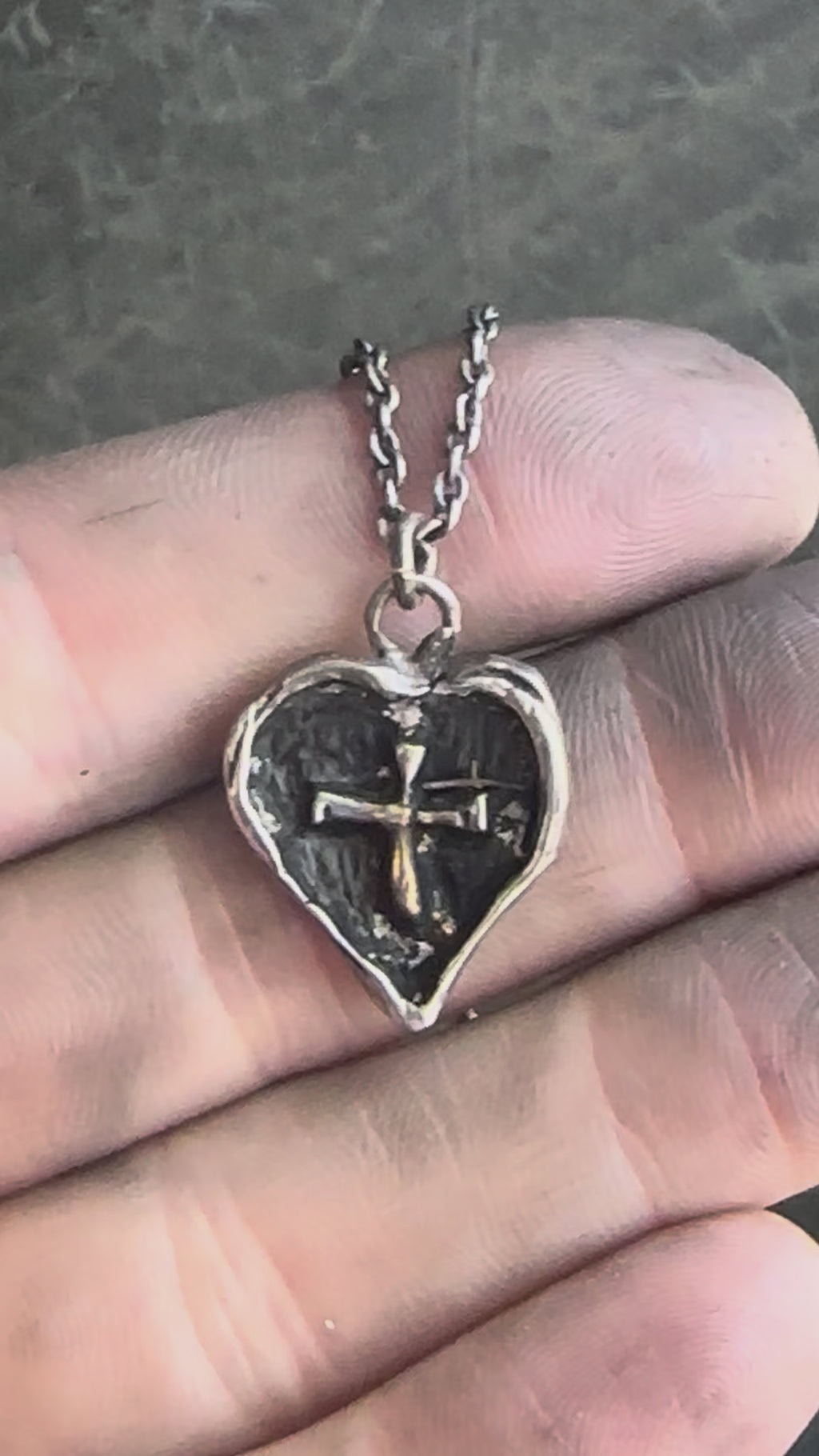 Marked Heart Pendant