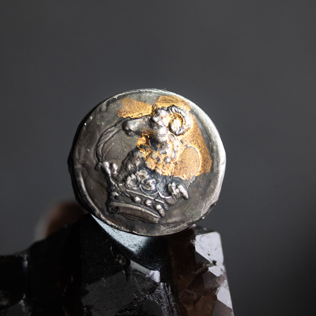 Ram Round Signet Ring - Machinations