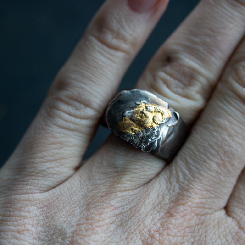 Ram small Signet Ring - Machinations