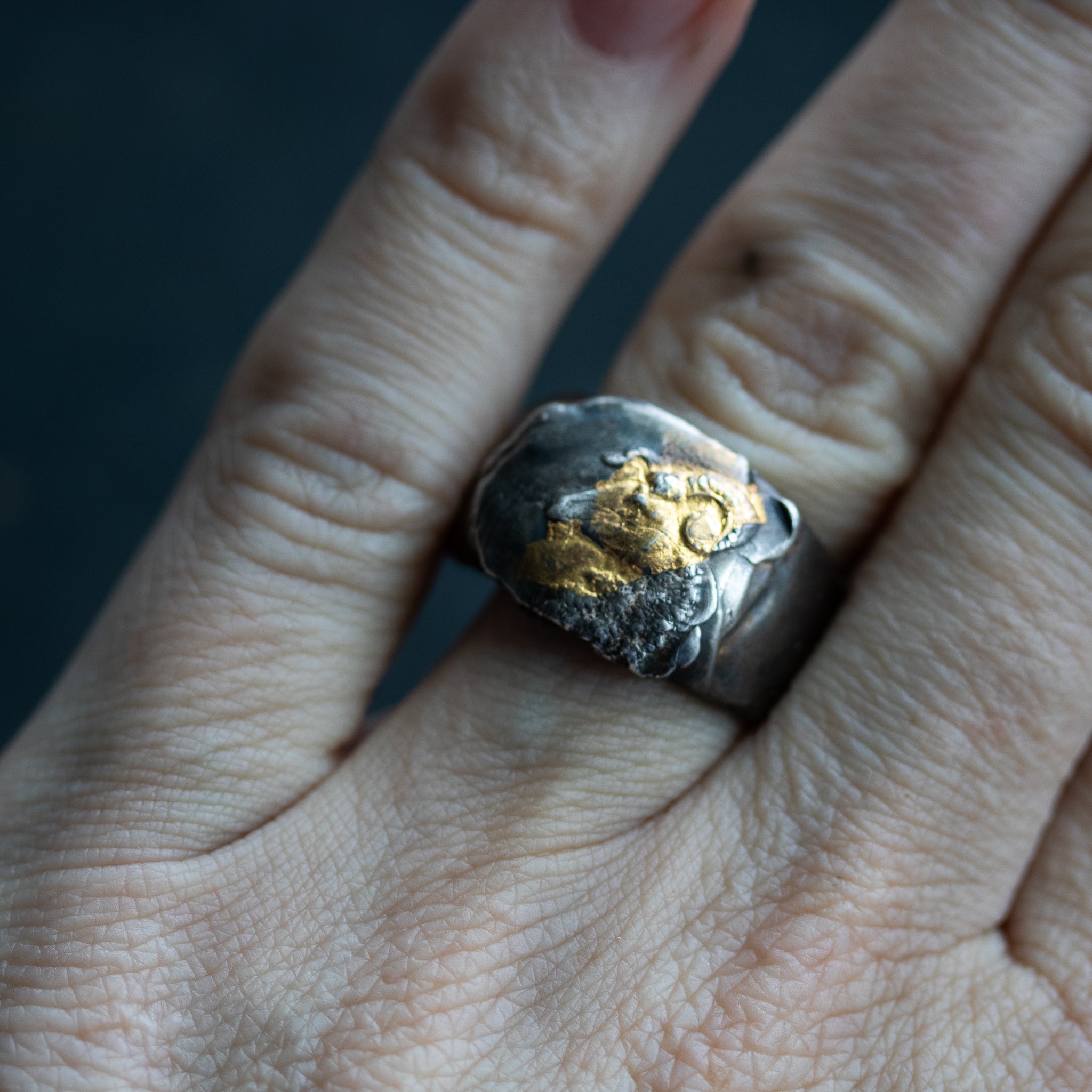 Ram small Signet Ring - Machinations