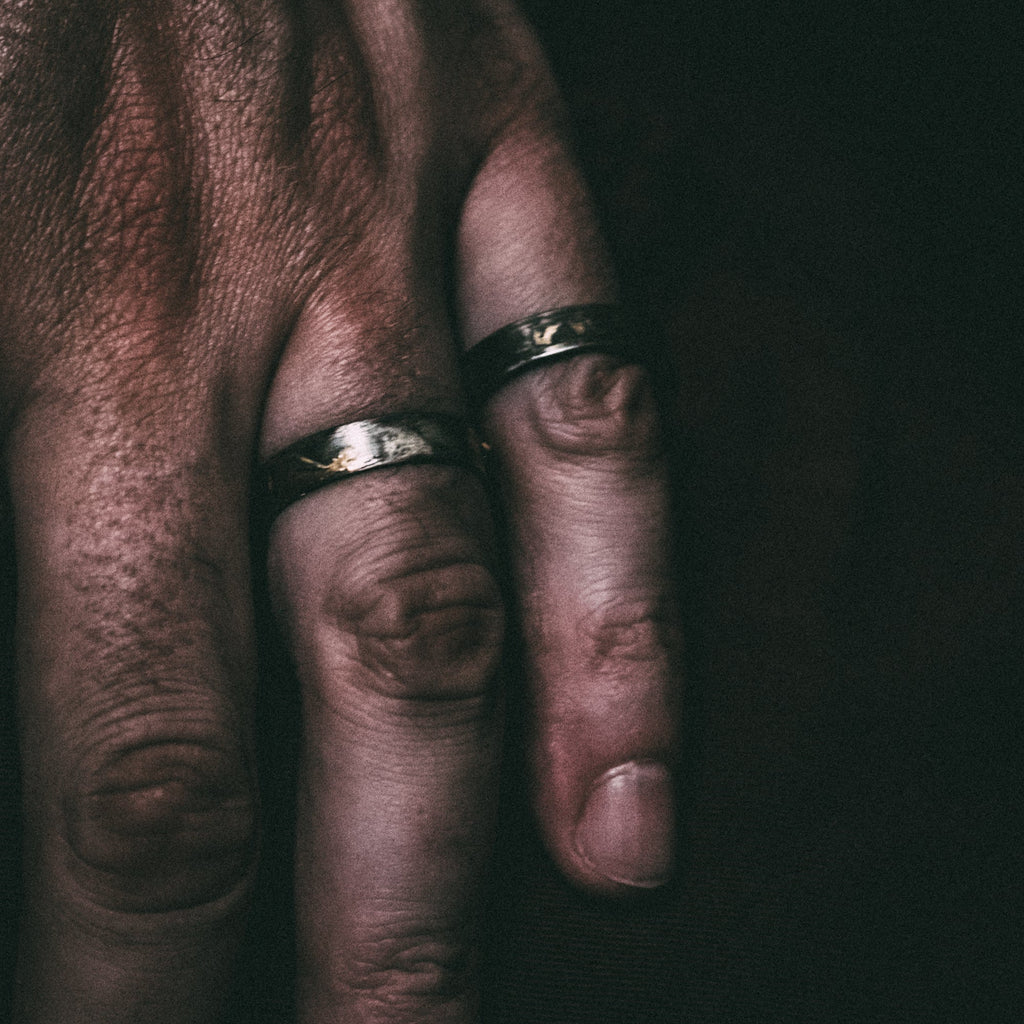 Silver and Gold Band - Wide - Machinations