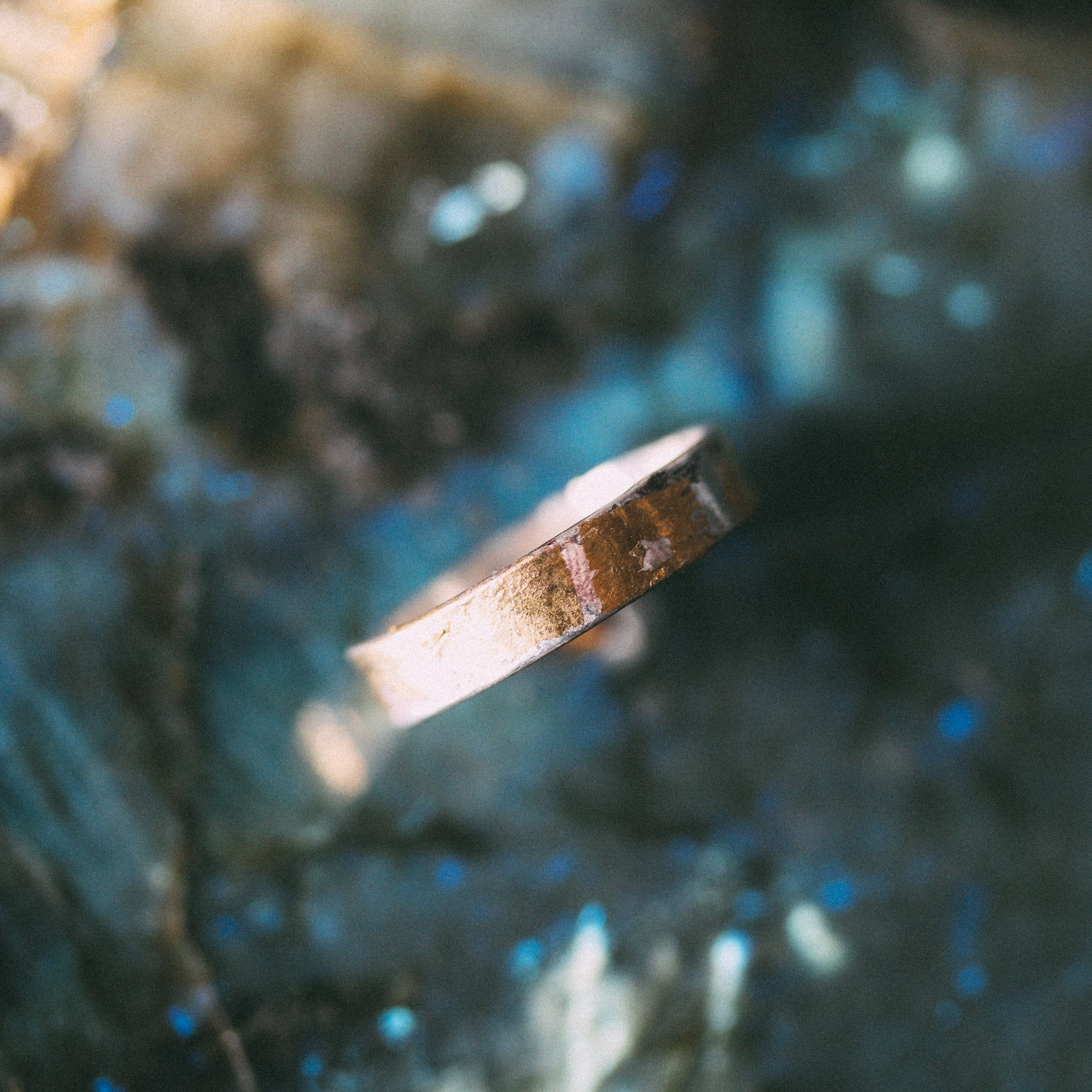 Silver and Gold Band - Wide - Machinations