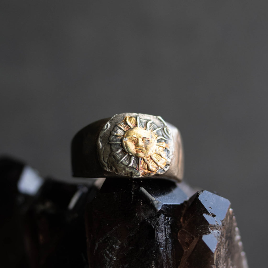Sun Small Signet Ring - Machinations