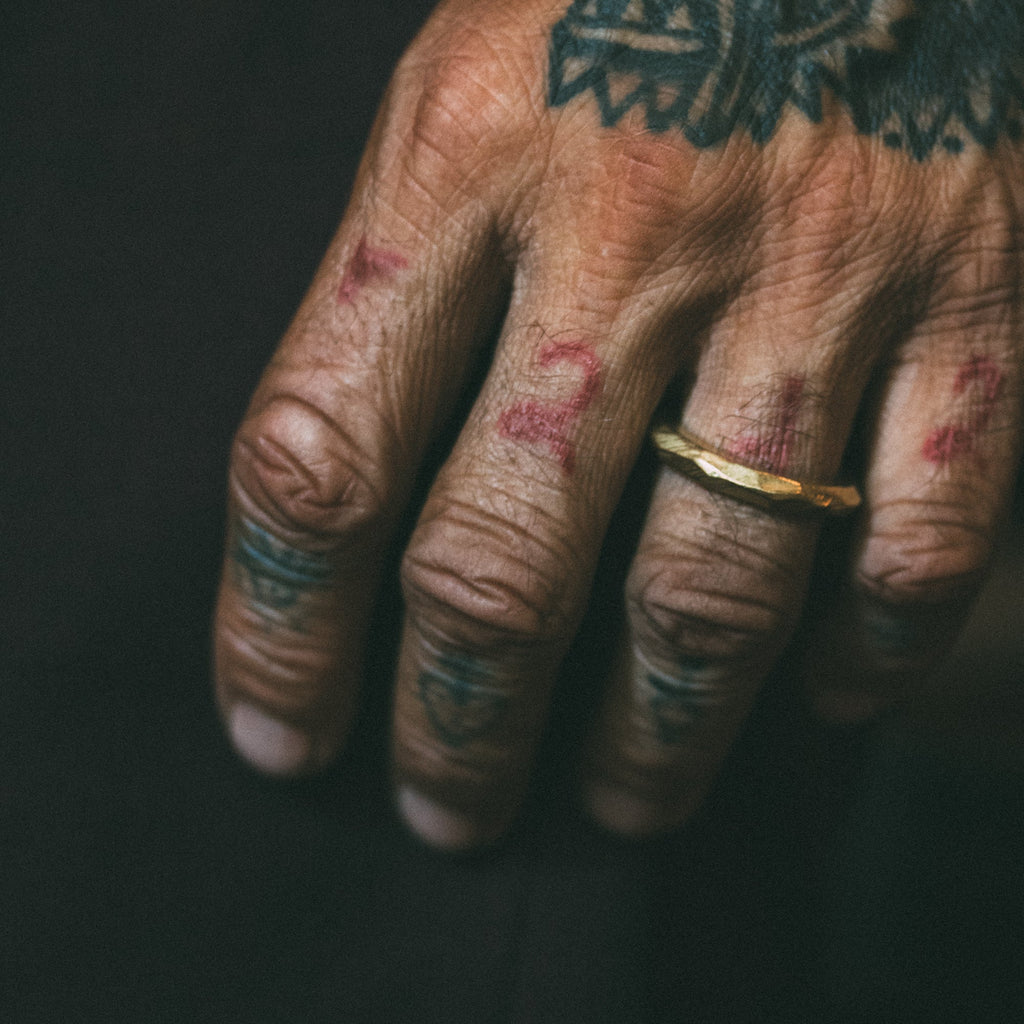 Terra Firma Earth Gold Ring - Machinations