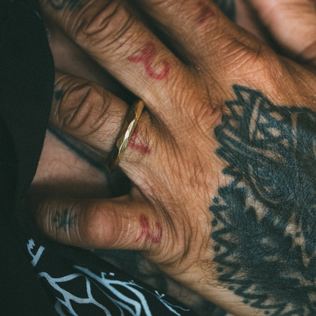 Terra Firma Earth Gold Ring - Machinations