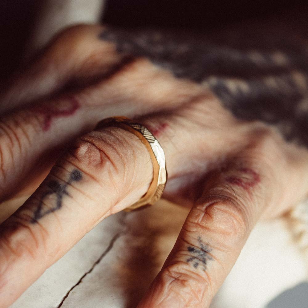 Terra Firma Earth Gold Ring - Machinations