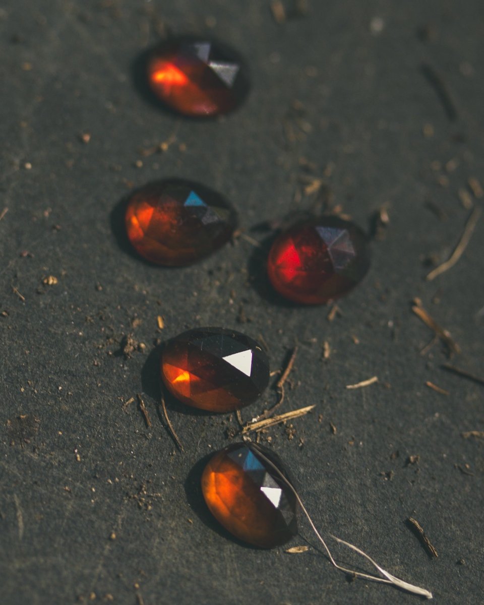 Wolf Claw Pendant with Hessonite Garnet: Symbol of Guardianship and Spiritual Transformation - MADE TO ORDER - Machinations